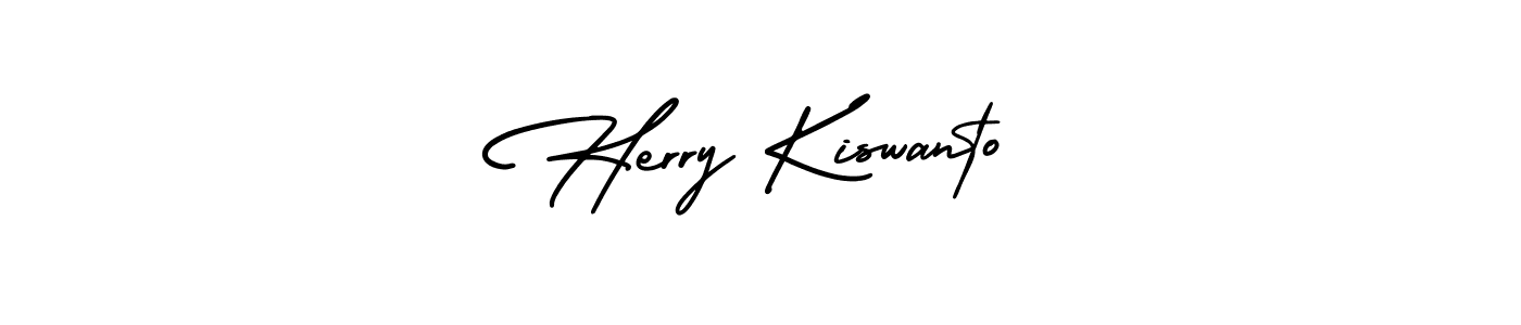 Make a short Herry Kiswanto signature style. Manage your documents anywhere anytime using AmerikaSignatureDemo-Regular. Create and add eSignatures, submit forms, share and send files easily. Herry Kiswanto signature style 3 images and pictures png