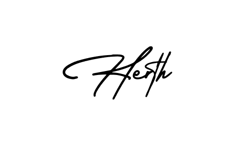 AmerikaSignatureDemo-Regular is a professional signature style that is perfect for those who want to add a touch of class to their signature. It is also a great choice for those who want to make their signature more unique. Get Herth name to fancy signature for free. Herth signature style 3 images and pictures png