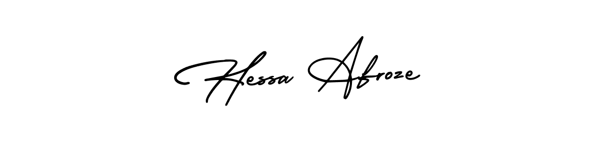 Similarly AmerikaSignatureDemo-Regular is the best handwritten signature design. Signature creator online .You can use it as an online autograph creator for name Hessa Afroze. Hessa Afroze signature style 3 images and pictures png