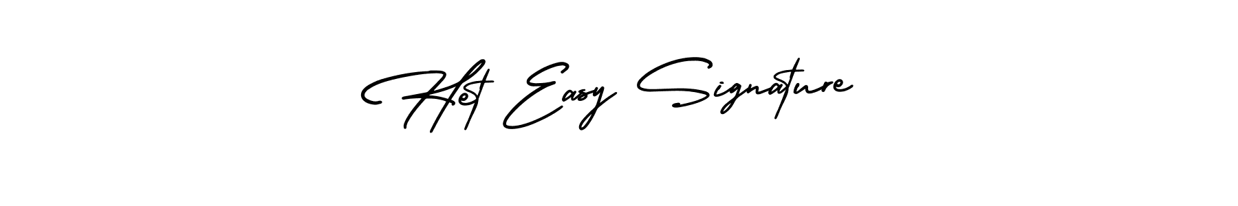 How to make Het Easy Signature name signature. Use AmerikaSignatureDemo-Regular style for creating short signs online. This is the latest handwritten sign. Het Easy Signature signature style 3 images and pictures png