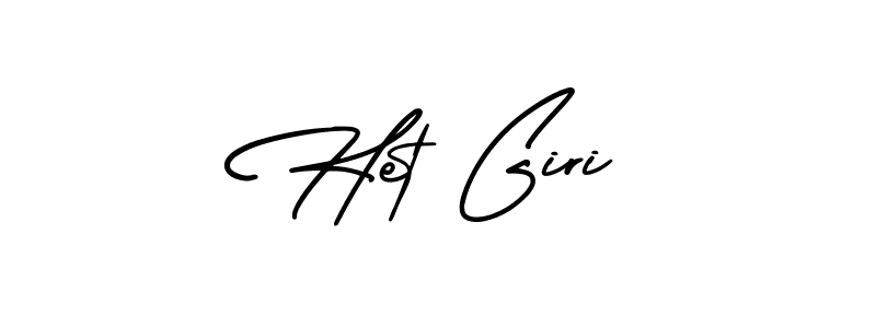 AmerikaSignatureDemo-Regular is a professional signature style that is perfect for those who want to add a touch of class to their signature. It is also a great choice for those who want to make their signature more unique. Get Het Giri name to fancy signature for free. Het Giri signature style 3 images and pictures png