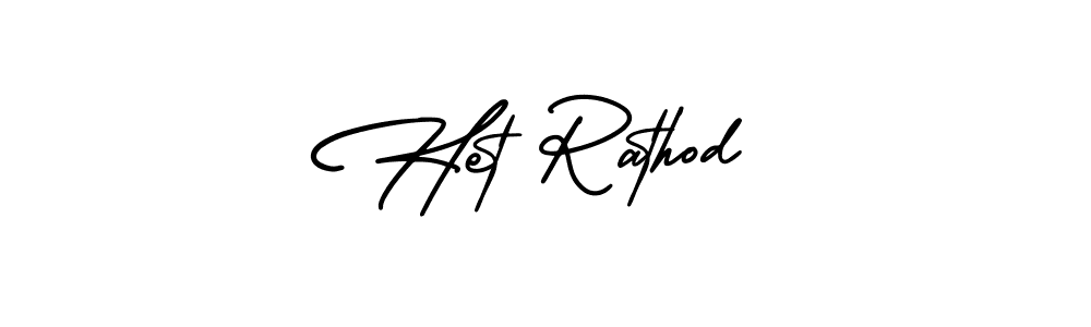 Also we have Het Rathod name is the best signature style. Create professional handwritten signature collection using AmerikaSignatureDemo-Regular autograph style. Het Rathod signature style 3 images and pictures png