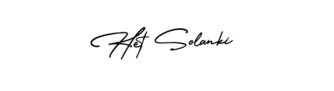 The best way (AmerikaSignatureDemo-Regular) to make a short signature is to pick only two or three words in your name. The name Het Solanki include a total of six letters. For converting this name. Het Solanki signature style 3 images and pictures png