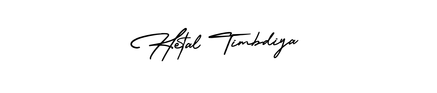 Use a signature maker to create a handwritten signature online. With this signature software, you can design (AmerikaSignatureDemo-Regular) your own signature for name Hetal Timbdiya. Hetal Timbdiya signature style 3 images and pictures png