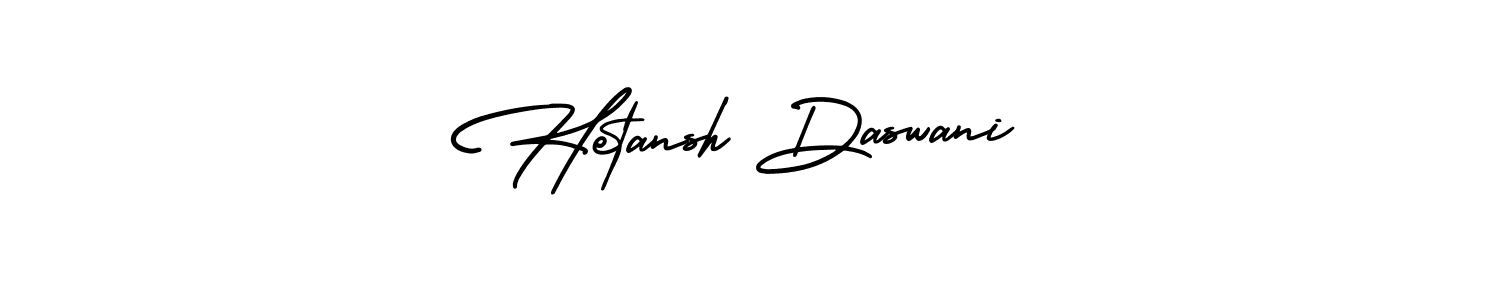 How to make Hetansh Daswani signature? AmerikaSignatureDemo-Regular is a professional autograph style. Create handwritten signature for Hetansh Daswani name. Hetansh Daswani signature style 3 images and pictures png