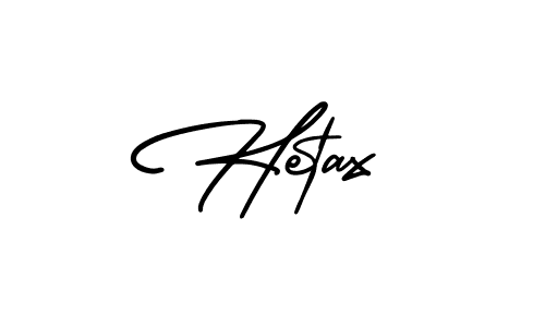 Design your own signature with our free online signature maker. With this signature software, you can create a handwritten (AmerikaSignatureDemo-Regular) signature for name Hetax. Hetax signature style 3 images and pictures png