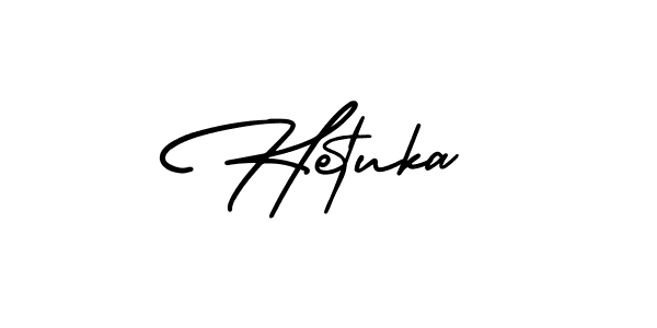 if you are searching for the best signature style for your name Hetuka. so please give up your signature search. here we have designed multiple signature styles  using AmerikaSignatureDemo-Regular. Hetuka signature style 3 images and pictures png