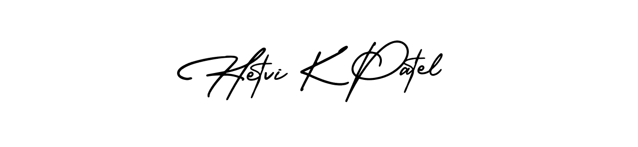 AmerikaSignatureDemo-Regular is a professional signature style that is perfect for those who want to add a touch of class to their signature. It is also a great choice for those who want to make their signature more unique. Get Hetvi K Patel name to fancy signature for free. Hetvi K Patel signature style 3 images and pictures png