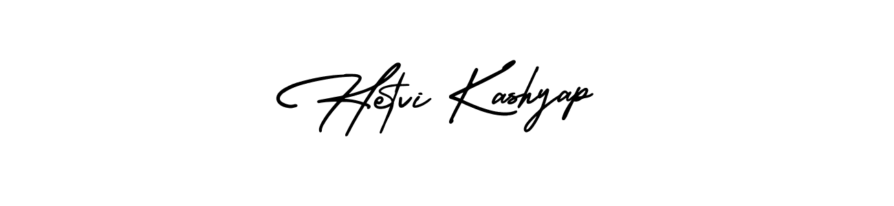 Create a beautiful signature design for name Hetvi Kashyap. With this signature (AmerikaSignatureDemo-Regular) fonts, you can make a handwritten signature for free. Hetvi Kashyap signature style 3 images and pictures png