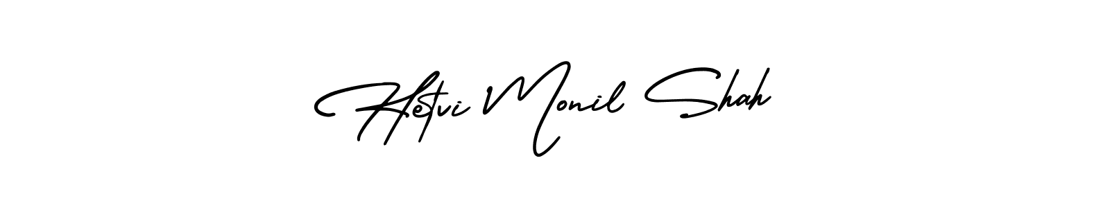 Design your own signature with our free online signature maker. With this signature software, you can create a handwritten (AmerikaSignatureDemo-Regular) signature for name Hetvi Monil Shah. Hetvi Monil Shah signature style 3 images and pictures png