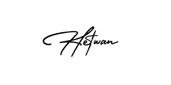 AmerikaSignatureDemo-Regular is a professional signature style that is perfect for those who want to add a touch of class to their signature. It is also a great choice for those who want to make their signature more unique. Get Hetwan name to fancy signature for free. Hetwan signature style 3 images and pictures png