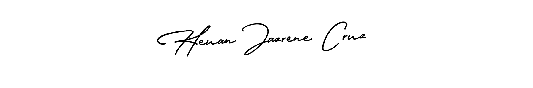 Design your own signature with our free online signature maker. With this signature software, you can create a handwritten (AmerikaSignatureDemo-Regular) signature for name Heuan Jazrene Cruz. Heuan Jazrene Cruz signature style 3 images and pictures png