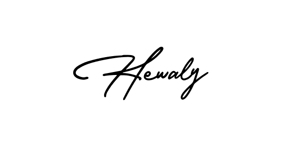 Best and Professional Signature Style for Hewaly. AmerikaSignatureDemo-Regular Best Signature Style Collection. Hewaly signature style 3 images and pictures png