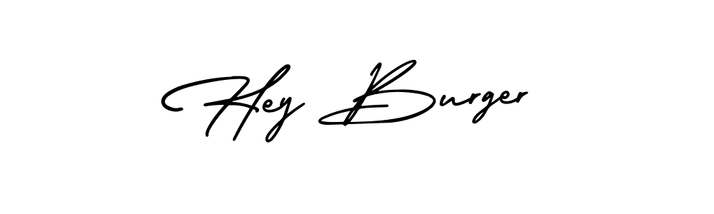 How to Draw Hey Burger signature style? AmerikaSignatureDemo-Regular is a latest design signature styles for name Hey Burger. Hey Burger signature style 3 images and pictures png