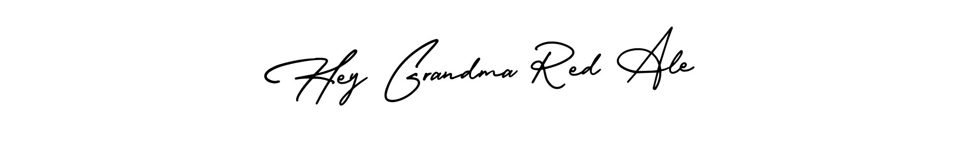 AmerikaSignatureDemo-Regular is a professional signature style that is perfect for those who want to add a touch of class to their signature. It is also a great choice for those who want to make their signature more unique. Get Hey Grandma Red Ale name to fancy signature for free. Hey Grandma Red Ale signature style 3 images and pictures png