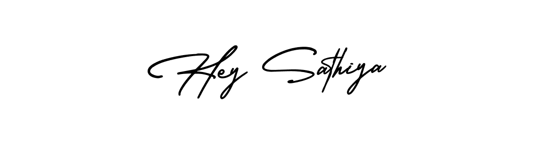 Check out images of Autograph of Hey Sathiya name. Actor Hey Sathiya Signature Style. AmerikaSignatureDemo-Regular is a professional sign style online. Hey Sathiya signature style 3 images and pictures png