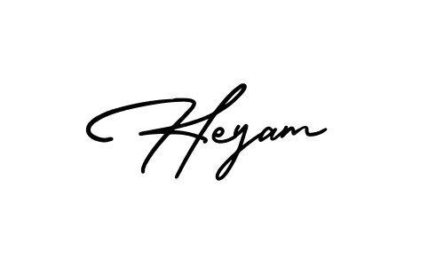 Also we have Heyam name is the best signature style. Create professional handwritten signature collection using AmerikaSignatureDemo-Regular autograph style. Heyam signature style 3 images and pictures png