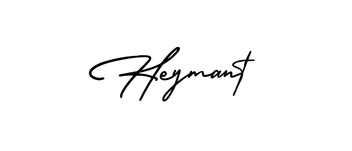 Make a beautiful signature design for name Heymant. With this signature (AmerikaSignatureDemo-Regular) style, you can create a handwritten signature for free. Heymant signature style 3 images and pictures png