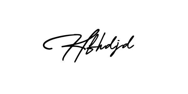 Design your own signature with our free online signature maker. With this signature software, you can create a handwritten (AmerikaSignatureDemo-Regular) signature for name Hfhdjd. Hfhdjd signature style 3 images and pictures png
