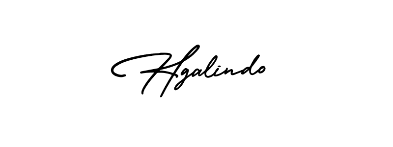 Make a beautiful signature design for name Hgalindo. With this signature (AmerikaSignatureDemo-Regular) style, you can create a handwritten signature for free. Hgalindo signature style 3 images and pictures png
