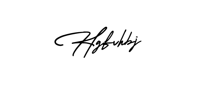 It looks lik you need a new signature style for name Hgfvhbj. Design unique handwritten (AmerikaSignatureDemo-Regular) signature with our free signature maker in just a few clicks. Hgfvhbj signature style 3 images and pictures png