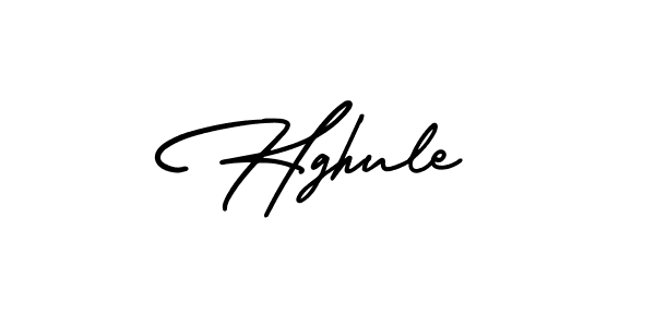 Best and Professional Signature Style for Hghule. AmerikaSignatureDemo-Regular Best Signature Style Collection. Hghule signature style 3 images and pictures png