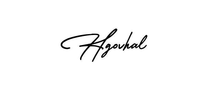 Design your own signature with our free online signature maker. With this signature software, you can create a handwritten (AmerikaSignatureDemo-Regular) signature for name Hgovhal. Hgovhal signature style 3 images and pictures png