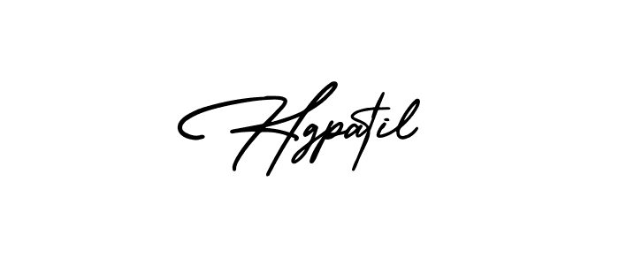 Hgpatil stylish signature style. Best Handwritten Sign (AmerikaSignatureDemo-Regular) for my name. Handwritten Signature Collection Ideas for my name Hgpatil. Hgpatil signature style 3 images and pictures png