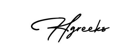You can use this online signature creator to create a handwritten signature for the name Hgreeks. This is the best online autograph maker. Hgreeks signature style 3 images and pictures png