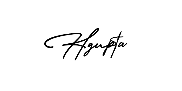 You should practise on your own different ways (AmerikaSignatureDemo-Regular) to write your name (Hgupta) in signature. don't let someone else do it for you. Hgupta signature style 3 images and pictures png