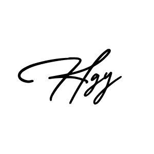How to make Hgy signature? AmerikaSignatureDemo-Regular is a professional autograph style. Create handwritten signature for Hgy name. Hgy signature style 3 images and pictures png