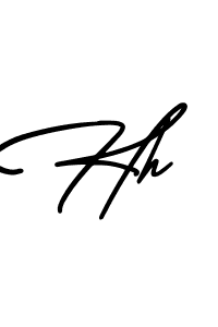 Design your own signature with our free online signature maker. With this signature software, you can create a handwritten (AmerikaSignatureDemo-Regular) signature for name Hh. Hh signature style 3 images and pictures png