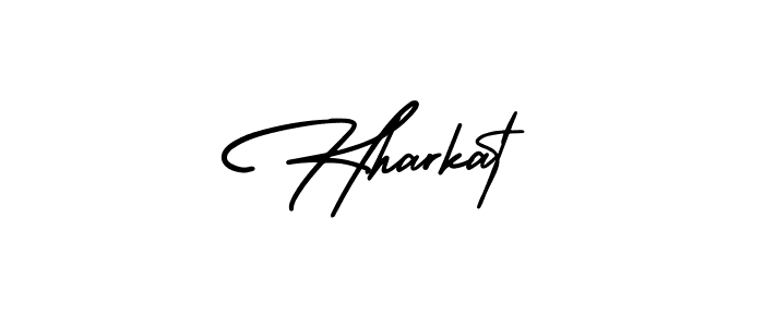 Use a signature maker to create a handwritten signature online. With this signature software, you can design (AmerikaSignatureDemo-Regular) your own signature for name Hharkat. Hharkat signature style 3 images and pictures png