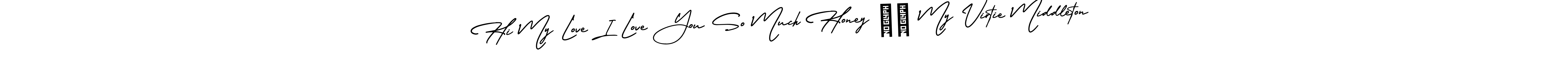 Make a beautiful signature design for name Hi My Love I Love You So Much Honey ❤️ My Virtie Middleton. Use this online signature maker to create a handwritten signature for free. Hi My Love I Love You So Much Honey ❤️ My Virtie Middleton signature style 3 images and pictures png