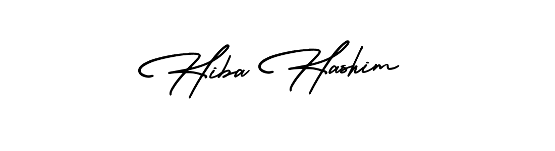 Use a signature maker to create a handwritten signature online. With this signature software, you can design (AmerikaSignatureDemo-Regular) your own signature for name Hiba Hashim. Hiba Hashim signature style 3 images and pictures png