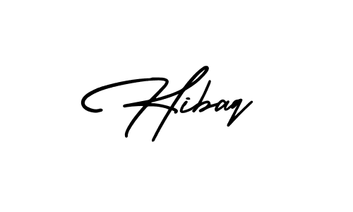 Hibaq stylish signature style. Best Handwritten Sign (AmerikaSignatureDemo-Regular) for my name. Handwritten Signature Collection Ideas for my name Hibaq. Hibaq signature style 3 images and pictures png