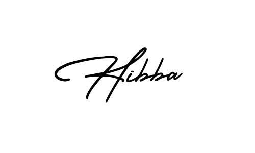 Create a beautiful signature design for name Hibba. With this signature (AmerikaSignatureDemo-Regular) fonts, you can make a handwritten signature for free. Hibba signature style 3 images and pictures png