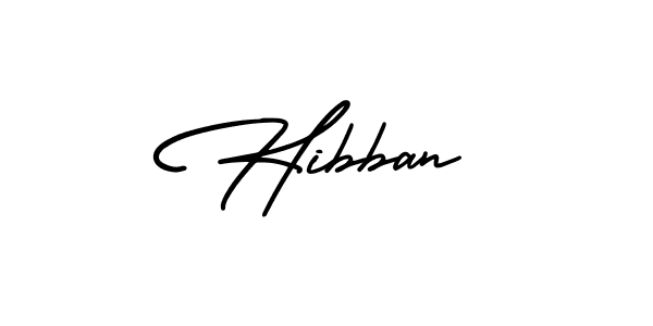You should practise on your own different ways (AmerikaSignatureDemo-Regular) to write your name (Hibban) in signature. don't let someone else do it for you. Hibban signature style 3 images and pictures png