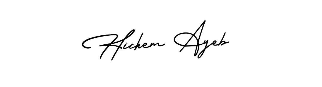 See photos of Hichem Ayeb official signature by Spectra . Check more albums & portfolios. Read reviews & check more about AmerikaSignatureDemo-Regular font. Hichem Ayeb signature style 3 images and pictures png