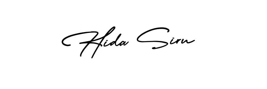 How to make Hida Siru signature? AmerikaSignatureDemo-Regular is a professional autograph style. Create handwritten signature for Hida Siru name. Hida Siru signature style 3 images and pictures png