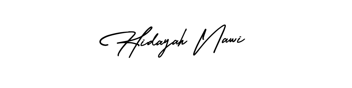 Also we have Hidayah Nawi name is the best signature style. Create professional handwritten signature collection using AmerikaSignatureDemo-Regular autograph style. Hidayah Nawi signature style 3 images and pictures png