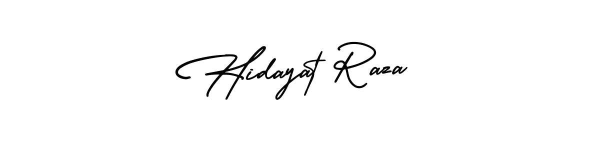 How to make Hidayat Raza signature? AmerikaSignatureDemo-Regular is a professional autograph style. Create handwritten signature for Hidayat Raza name. Hidayat Raza signature style 3 images and pictures png