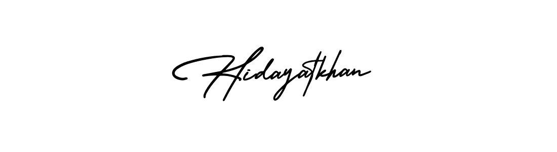 Also You can easily find your signature by using the search form. We will create Hidayatkhan name handwritten signature images for you free of cost using AmerikaSignatureDemo-Regular sign style. Hidayatkhan signature style 3 images and pictures png
