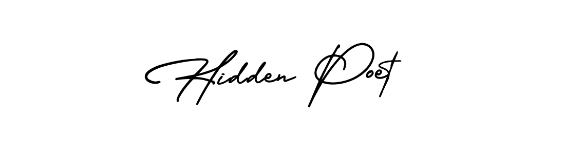 Also we have Hidden Poet name is the best signature style. Create professional handwritten signature collection using AmerikaSignatureDemo-Regular autograph style. Hidden Poet signature style 3 images and pictures png