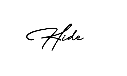 if you are searching for the best signature style for your name Hide . so please give up your signature search. here we have designed multiple signature styles  using AmerikaSignatureDemo-Regular. Hide  signature style 3 images and pictures png