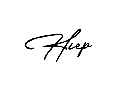 You should practise on your own different ways (AmerikaSignatureDemo-Regular) to write your name (Hiep) in signature. don't let someone else do it for you. Hiep signature style 3 images and pictures png