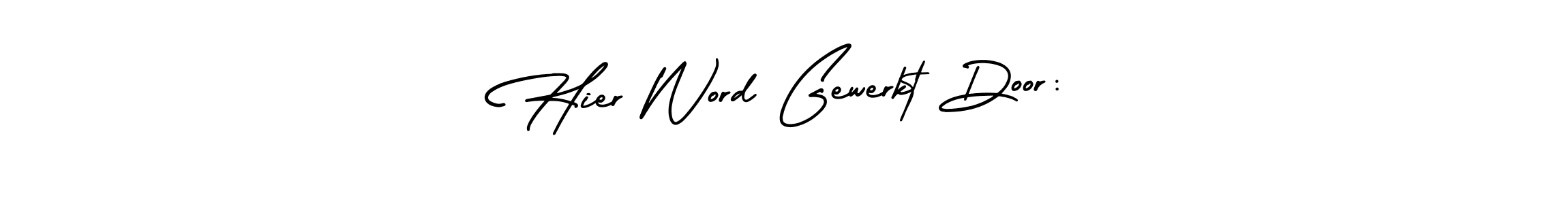 Check out images of Autograph of Hier Word Gewerkt Door: name. Actor Hier Word Gewerkt Door: Signature Style. AmerikaSignatureDemo-Regular is a professional sign style online. Hier Word Gewerkt Door: signature style 3 images and pictures png