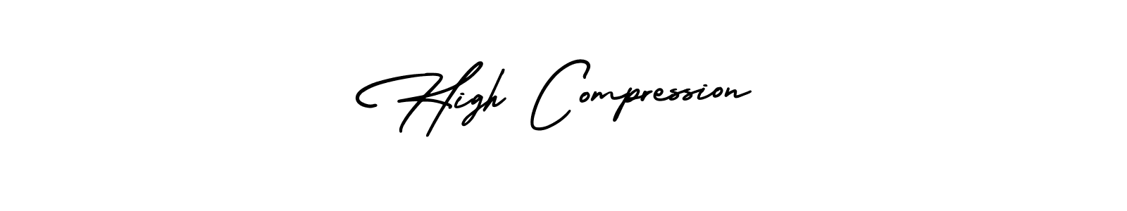 Make a beautiful signature design for name High Compression. Use this online signature maker to create a handwritten signature for free. High Compression signature style 3 images and pictures png
