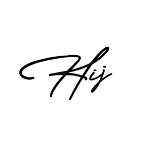 This is the best signature style for the Hij name. Also you like these signature font (AmerikaSignatureDemo-Regular). Mix name signature. Hij signature style 3 images and pictures png