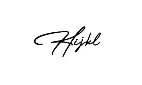 Use a signature maker to create a handwritten signature online. With this signature software, you can design (AmerikaSignatureDemo-Regular) your own signature for name Hijkl. Hijkl signature style 3 images and pictures png